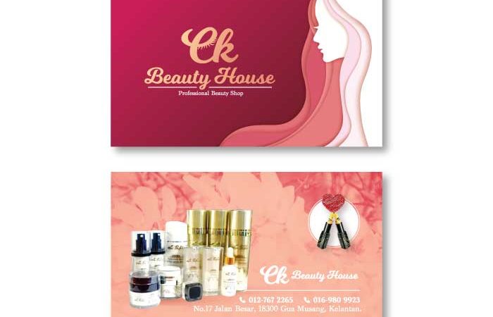 de owl, business card, CK Beauty House